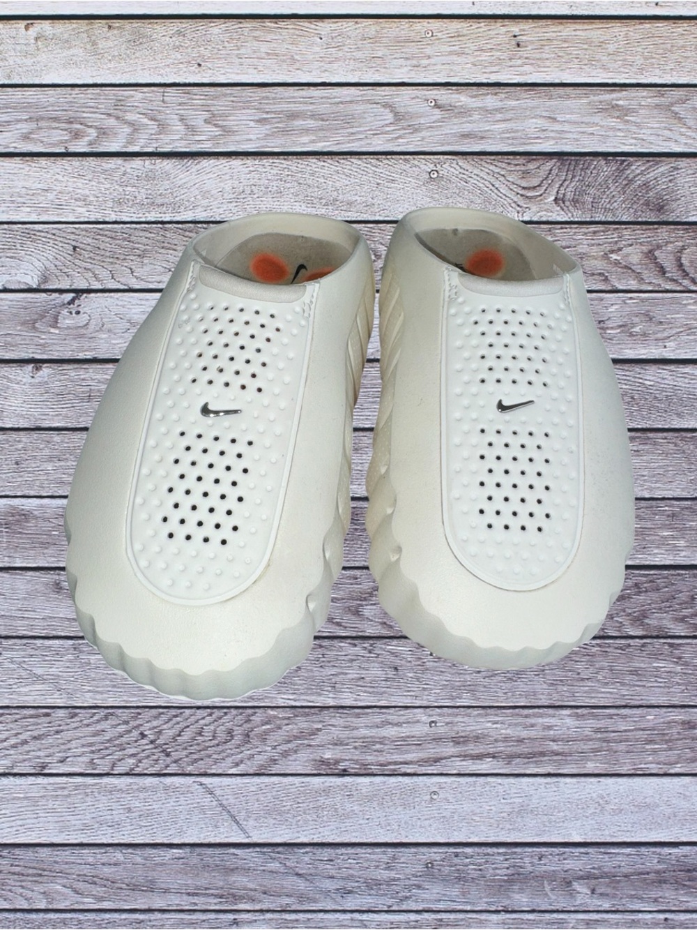 Nike Mind 001 Women Cream Sail Slip-On Recovery Slides Mules